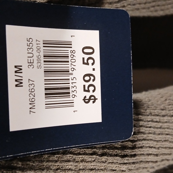 Lucky Brand Waffle Knit Thermal Long Sleeve Mens Medium Top NWT Gray - Picture 8 of 8